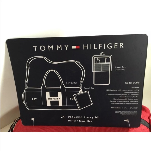 ‼️SOLD -OUT - ‼️ TOMMY HILFIGER DUFFLE TRAVEL BAG - Picture 5 of 8